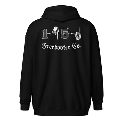 "1 Down 5 Up" Freebooter Zip Hoodie