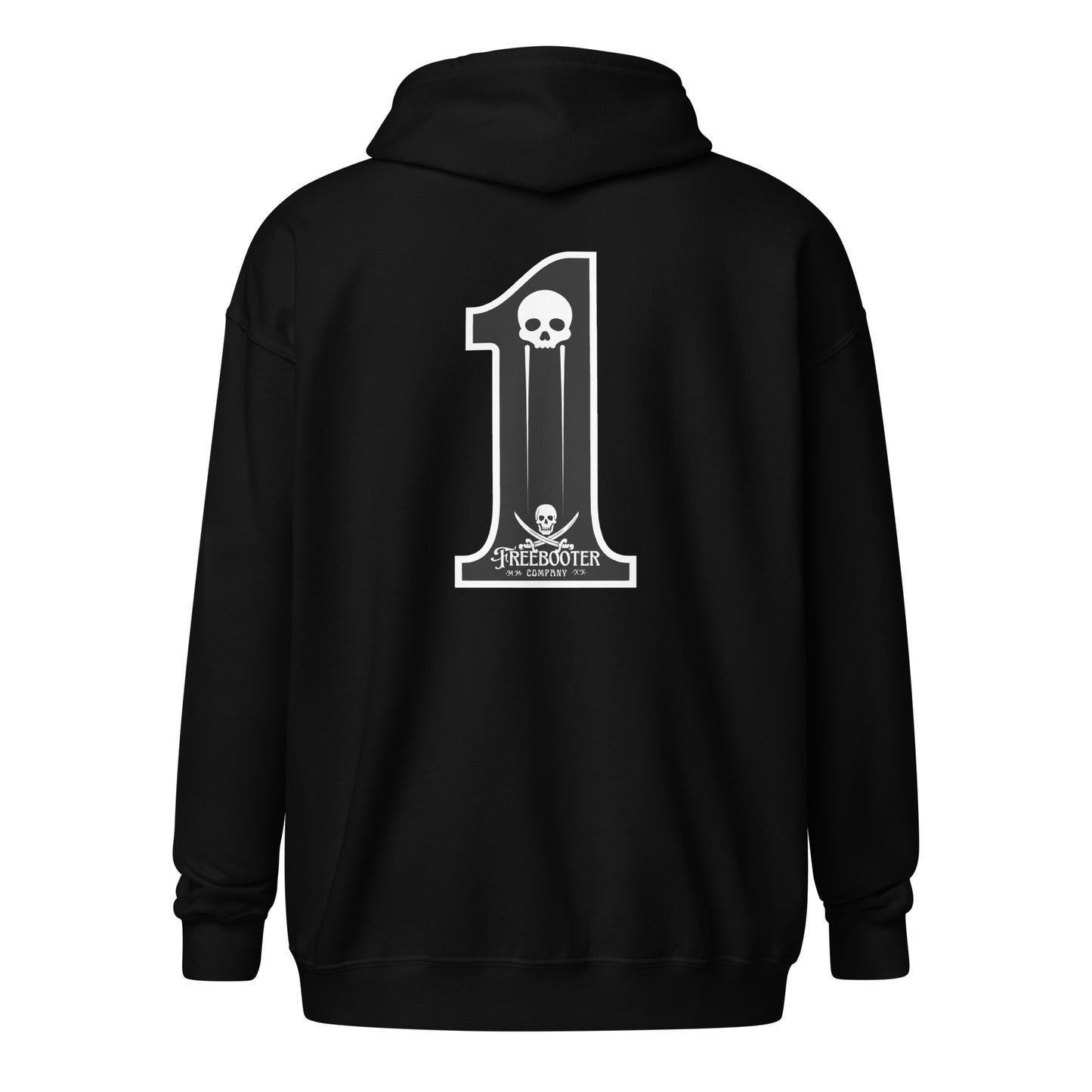 "#1 Freebooter Co." Zip Hoodie