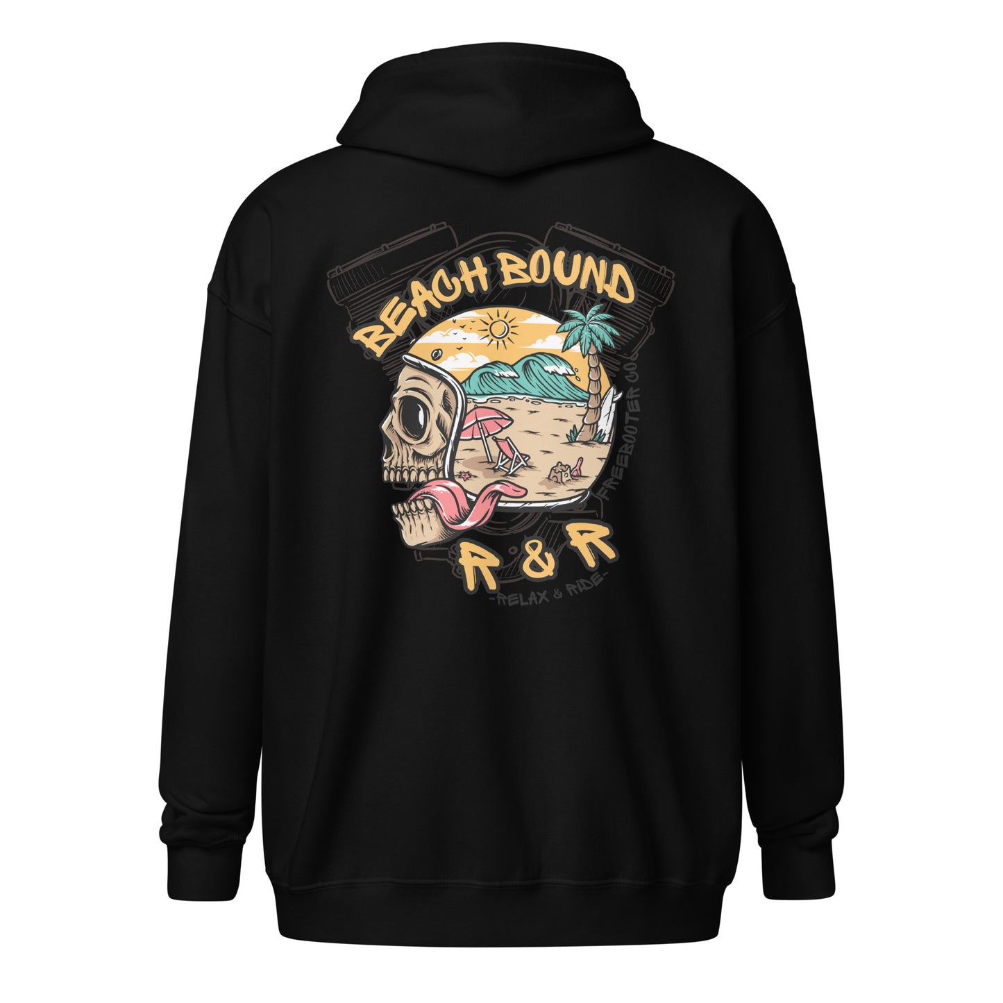 "Beach Bound" Freebooter Zip Hoodie