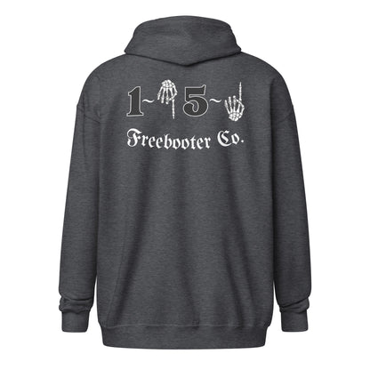 "1 Down 5 Up" Freebooter Zip Hoodie