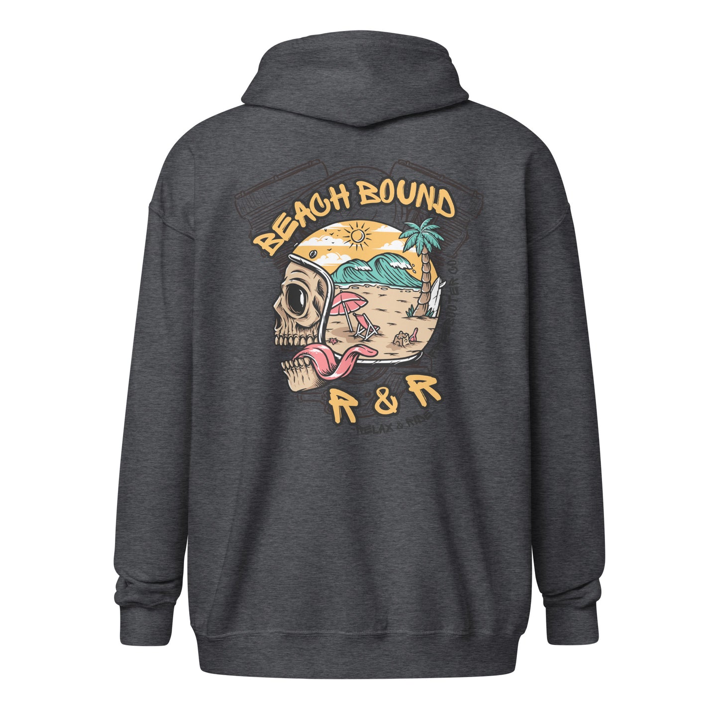 "Beach Bound" Freebooter Zip Hoodie