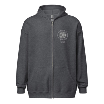 "Finding Calm In All The Chaos" Freebooter Women's Zip Hoodie