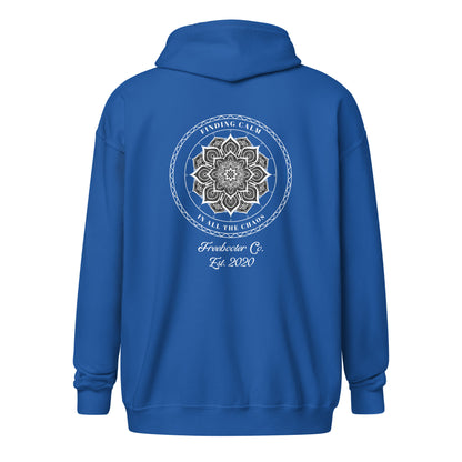 "Finding Calm In All The Chaos" Freebooter Women's Zip Hoodie