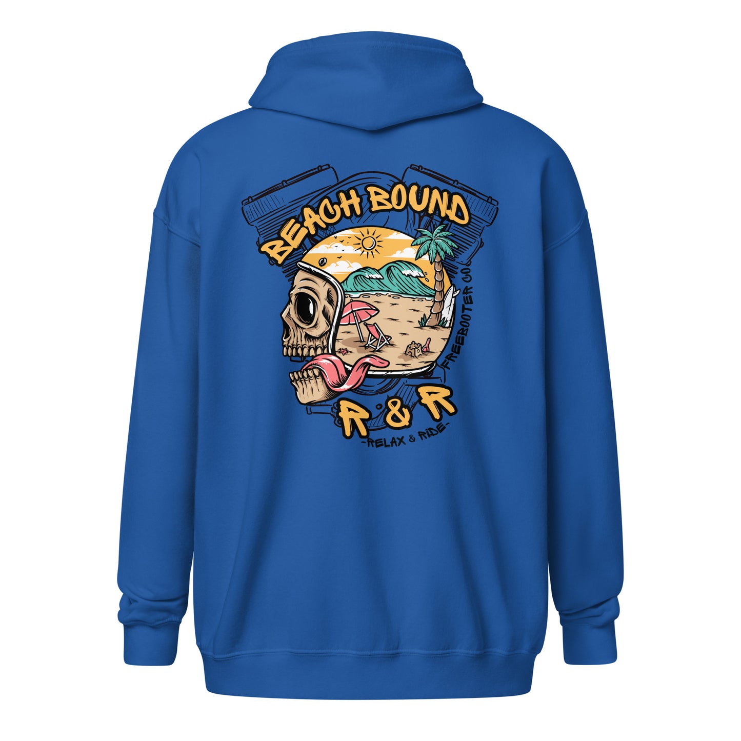 "Beach Bound" Freebooter Zip Hoodie