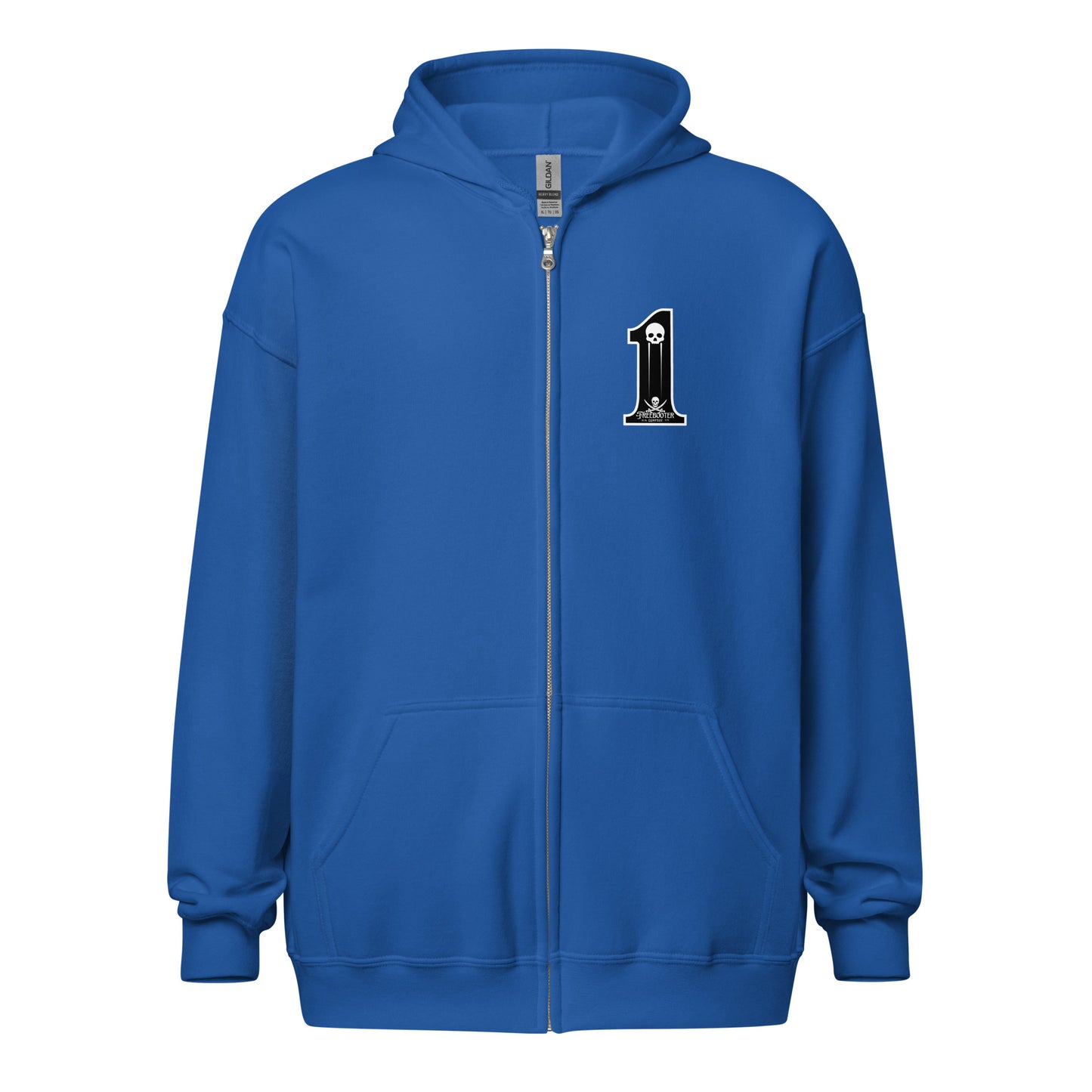 "#1 Freebooter Co." Zip Hoodie