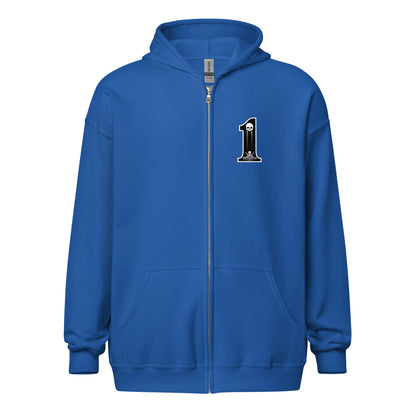 "#1 Freebooter Co." Zip Hoodie