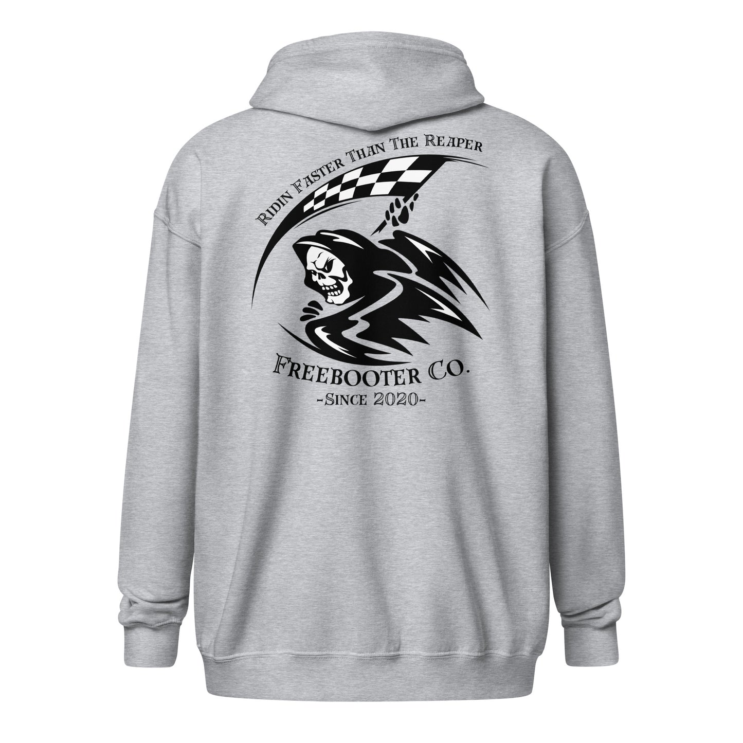 "Race The Reaper" Freebooter Zip Hoodie