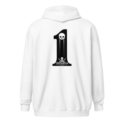 "#1 Freebooter Co." Zip Hoodie