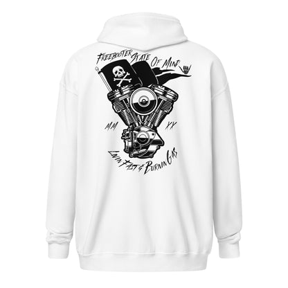 "State Of Mind" Freebooter Zip Hoodie