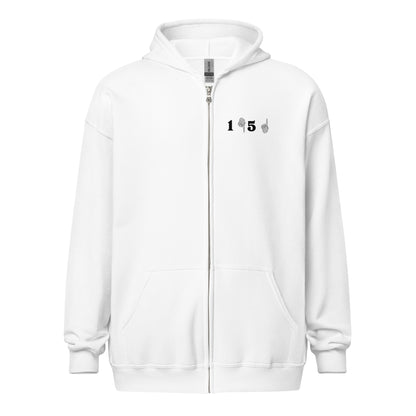 "1 Down 5 Up" Freebooter Zip Hoodie