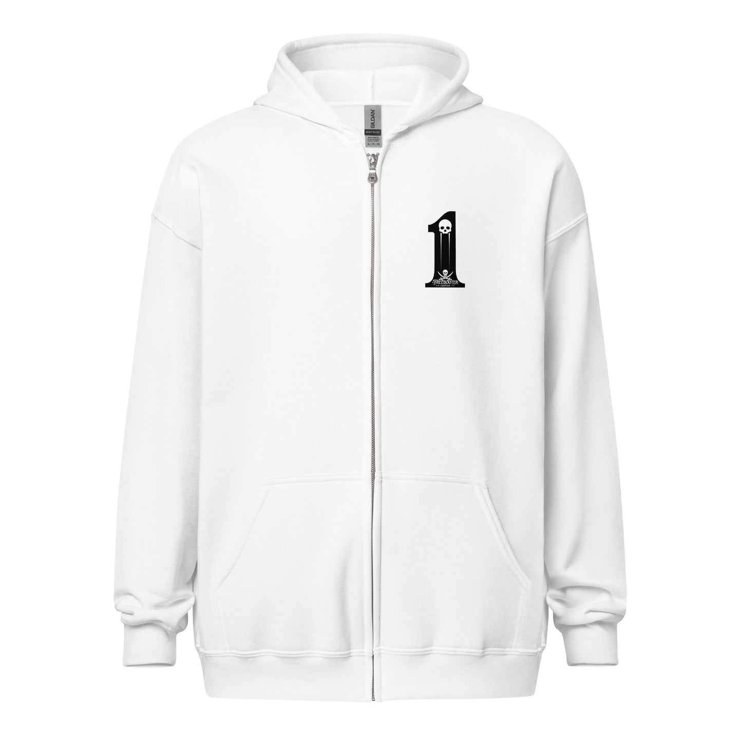 "#1 Freebooter Co." Zip Hoodie