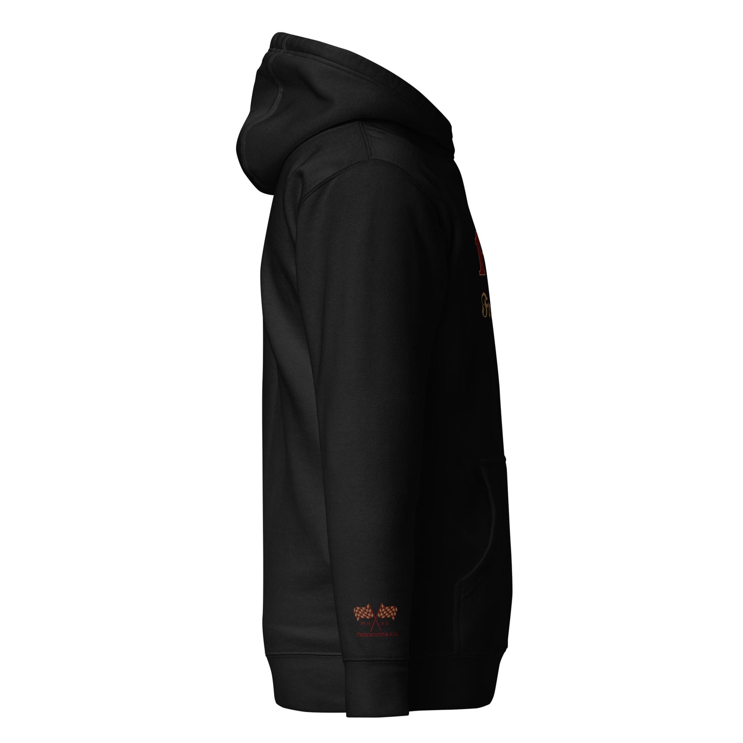 "1 Down-5 Up" Freebooter Premium Embroidered Hoodie