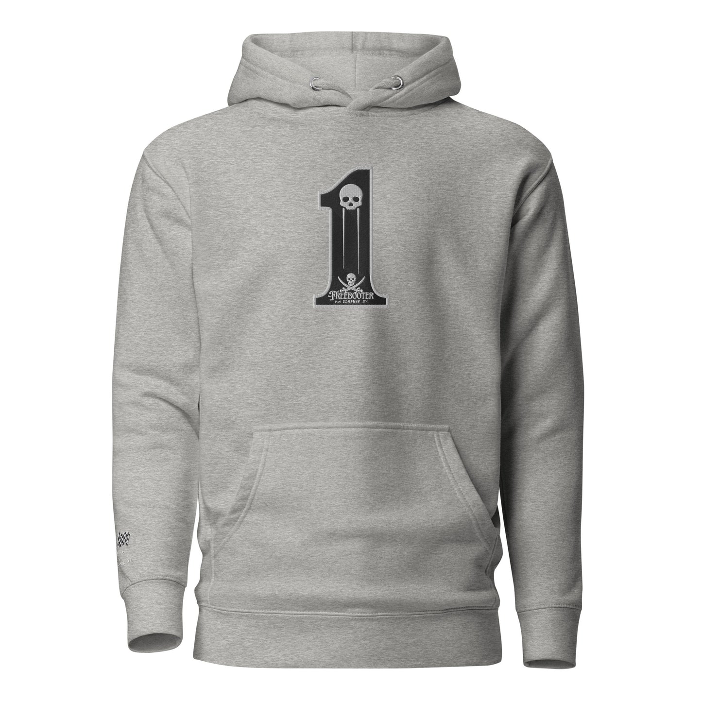 "#1" Freebooter Co. Premium Embroidered Hoodie