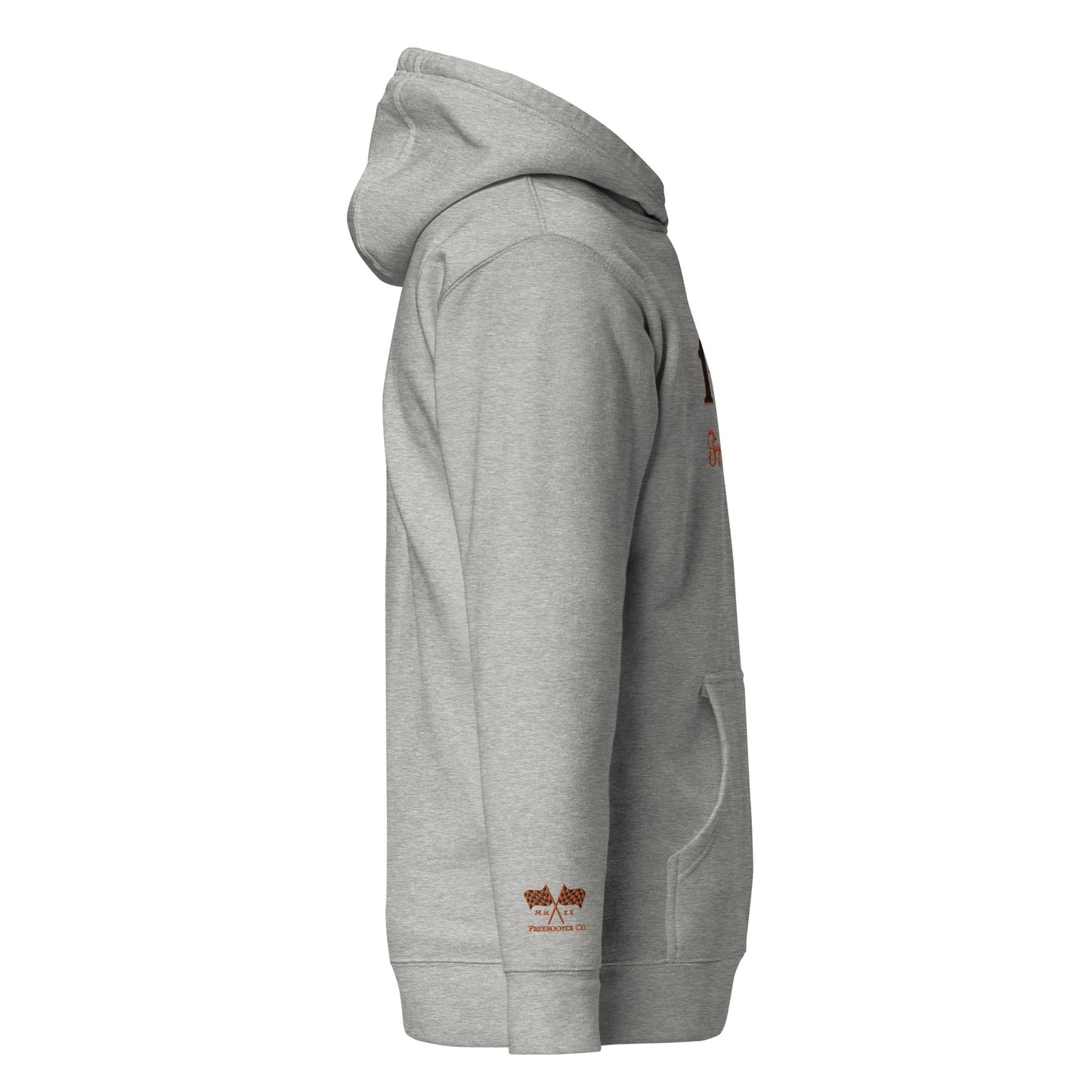 "1 Down-5 Up" Freebooter Premium Embroidered Unisex Hoodie