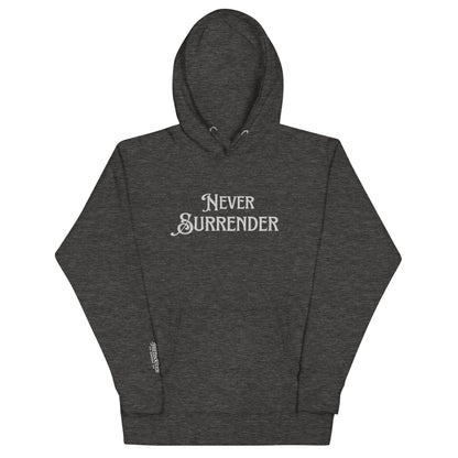 "Never Surrender" Freebooter Premium Embroidered Hoodie