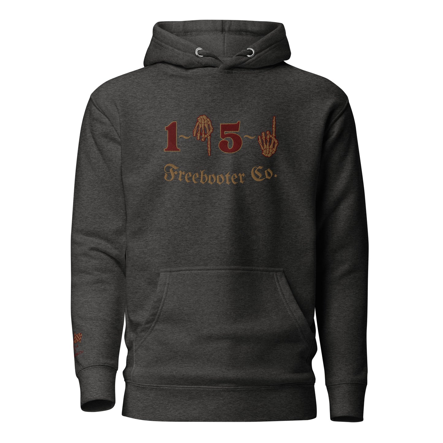 "1 Down-5 Up" Freebooter Premium Embroidered Hoodie