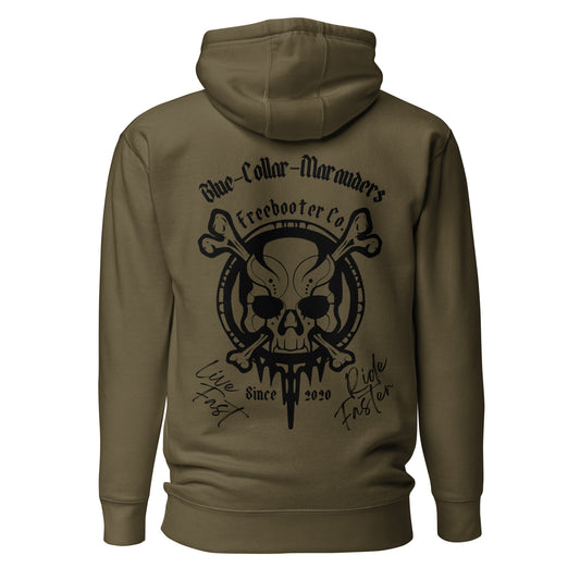 "Blue-Collar-Marauders" Freebooter Premium Hoodie