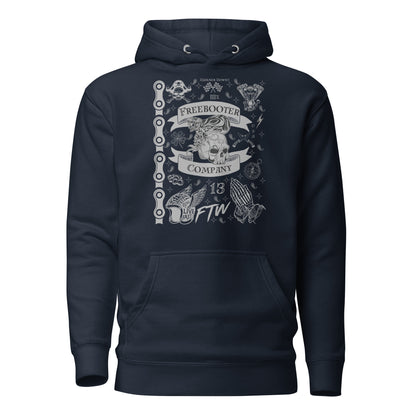 "Chaotic Art" Freebooter Premium Hoodie