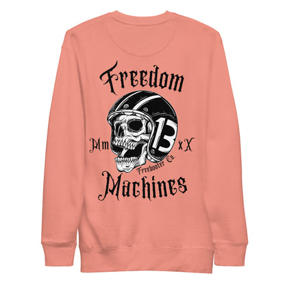 "Freedom Machines Skull" Freebooter Premium Sweatshirt