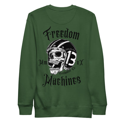 "Freedom Machines Skull" Freebooter Premium Sweatshirt