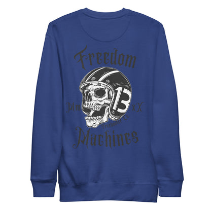 "Freedom Machines Skull" Freebooter Premium Sweatshirt