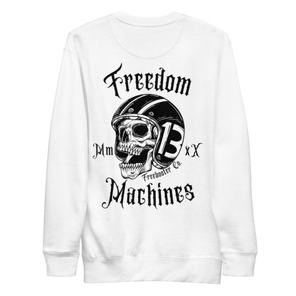 "Freedom Machines Skull" Freebooter Premium Sweatshirt