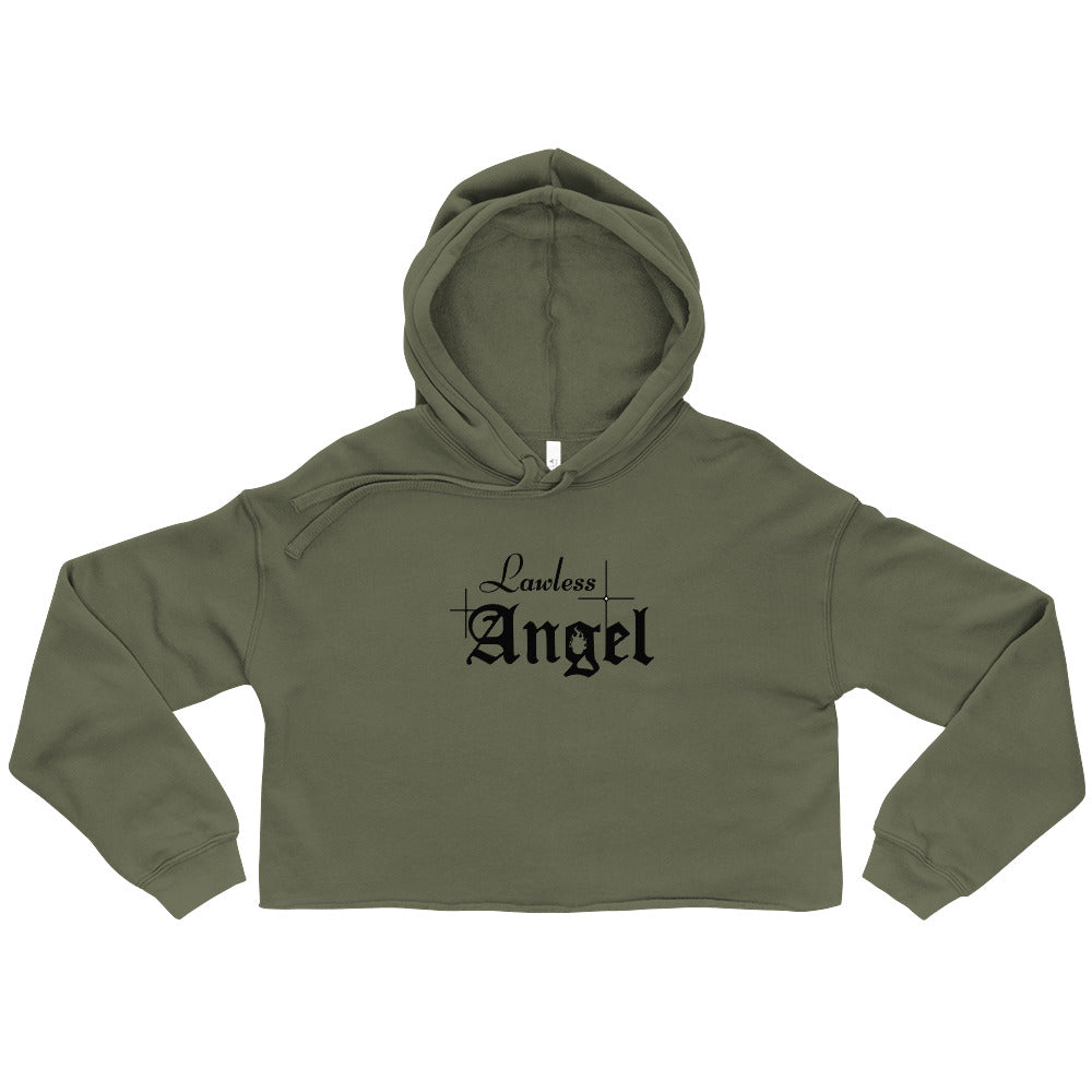 "Lawless Angel" Freebooter Women's Crop Hoodie