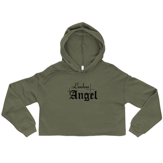 "Lawless Angel" Freebooter Women's Crop Hoodie