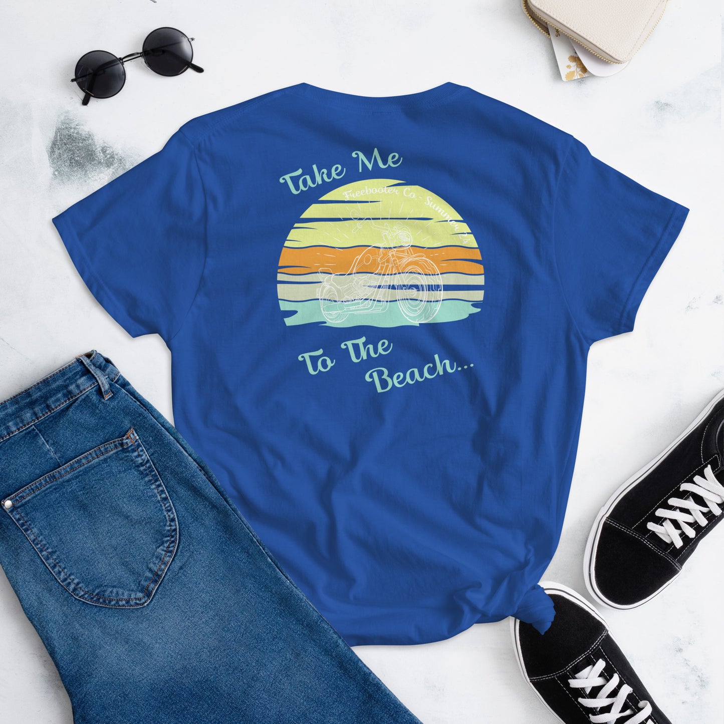 "Beach Vibes" Freebooter Women's Short Sleeve T-Shirt