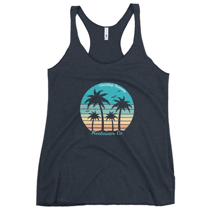 "Chasing Sunsets" Freebooter Women's Racerback Tank