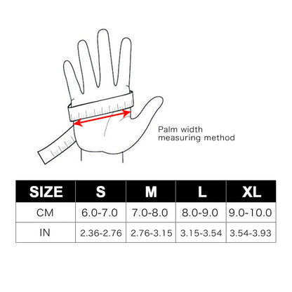 Skeleton Pattern Unisex Full Finger Motorcycle Motorbike Racing Riding Gloves for Women and Men